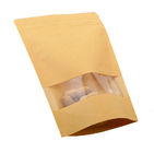 Poche debout adaptée aux besoins du client de nourriture de PE de papier d'emballage de plaine