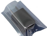 Argentez le matériel stratifié par pouce semi transparent des sacs 6x10 de charge statique d'ESD anti