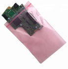 Sacs antistatiques de rose de PE d'épaisseur de la protection 0.10mm de carte PCB