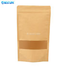 La catégorie comestible de taille de Papier d'emballage de café de poche faite sur commande de position déjouent des sacs en papier de Papier d'emballage