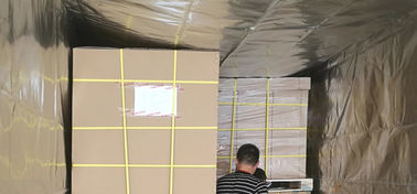 Couverture de palette isolée par argent, revêtement de expédition de conteneur d'isolation thermique